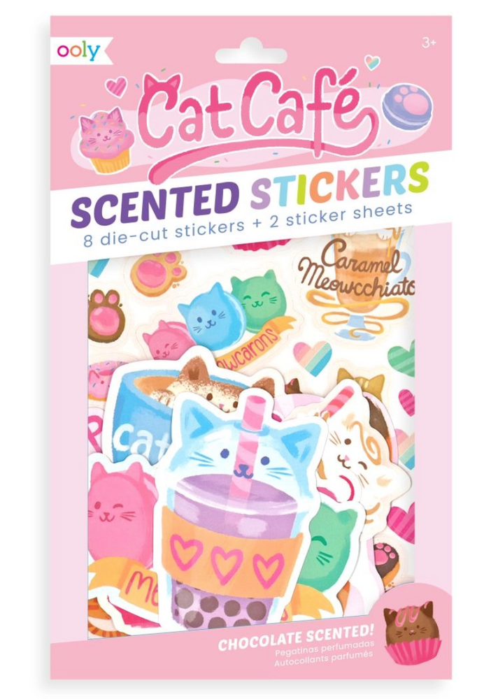 Cat Cafe Scented Sticker
