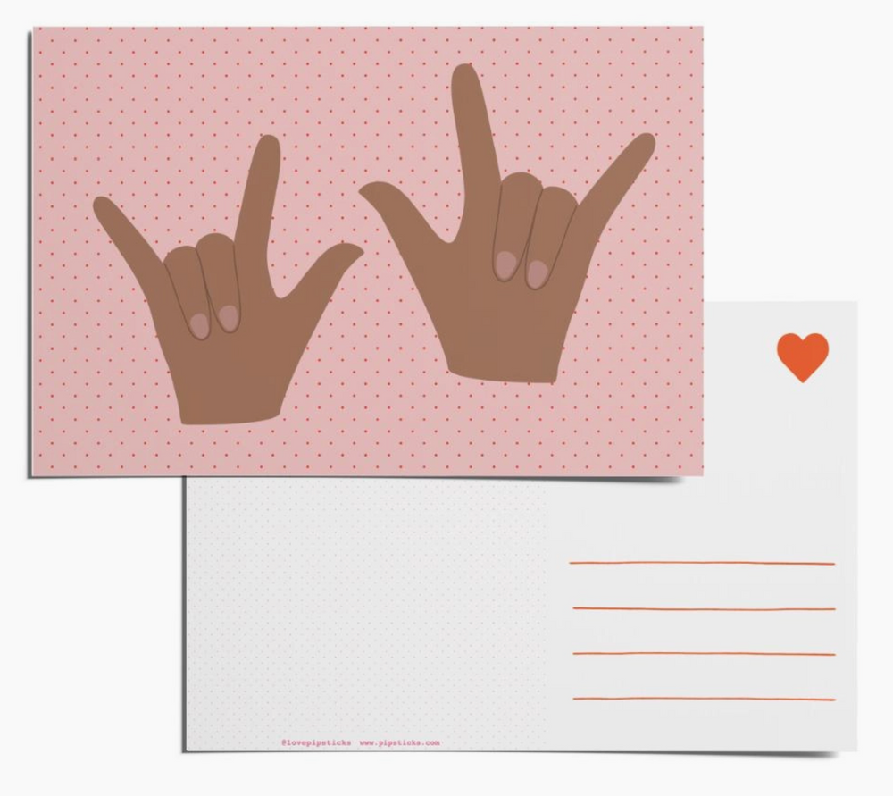 Signs of Love Postcard Pack