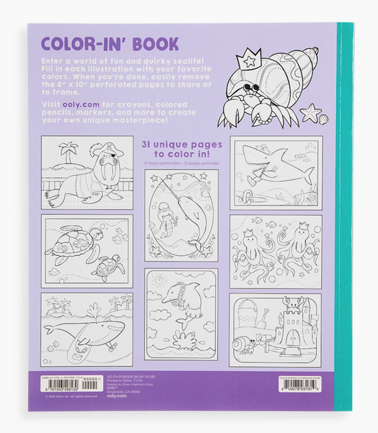 Color-in' Book: Outrageous Ocean