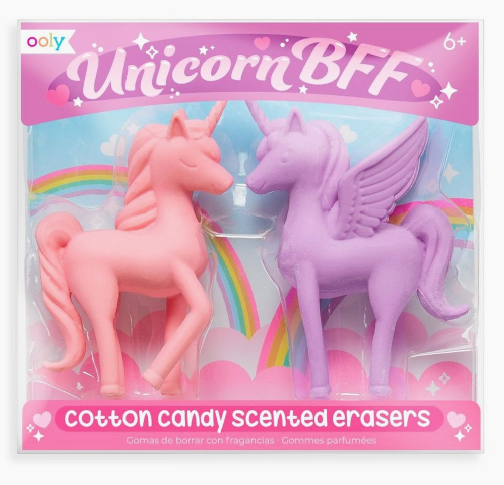 Unicorn B.F.F. Scented Erasers - Set of 2