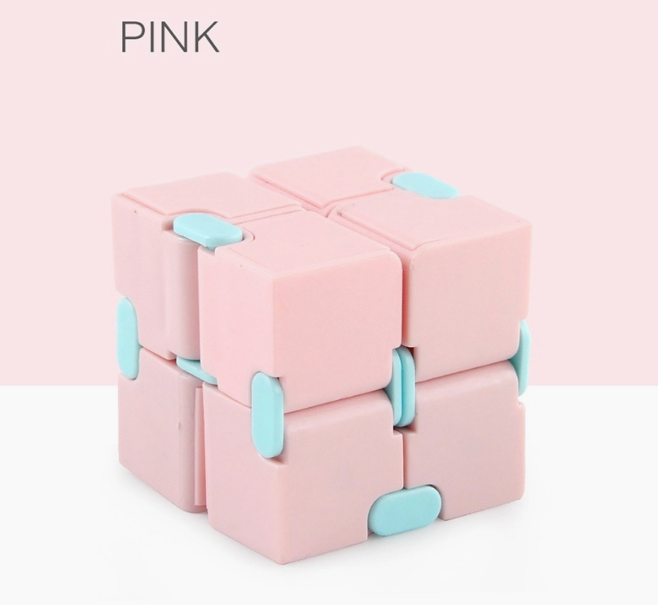 Pink Infinity Cube Infinity Cube Fidget Toy Sensory Fidgeting Game – Ivy & Bugz