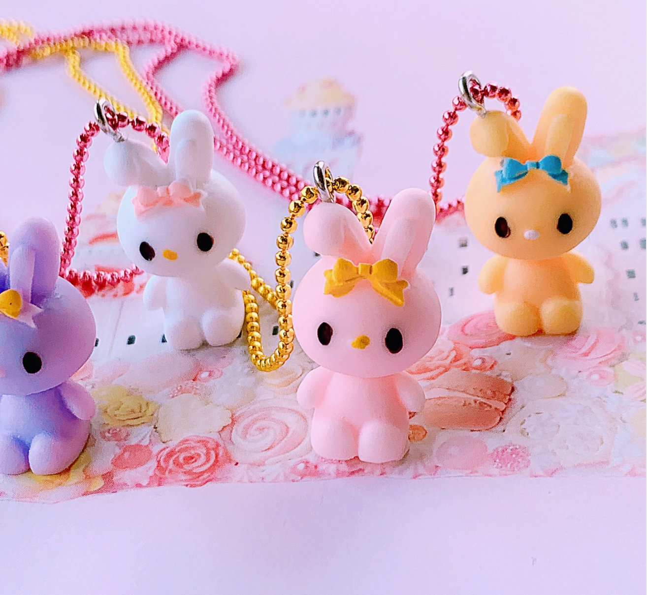 Pop Cutie Pastel Bunny Necklace
