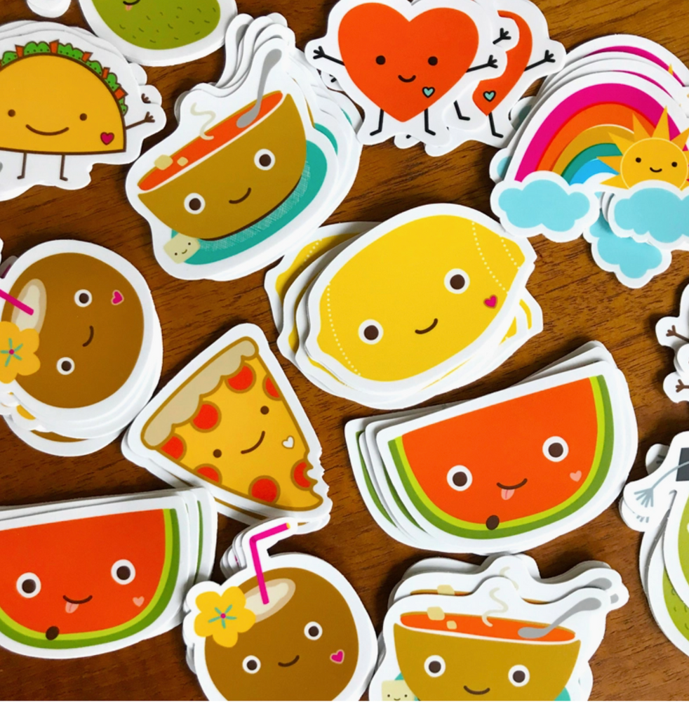 Pizza Vinyl Sticker