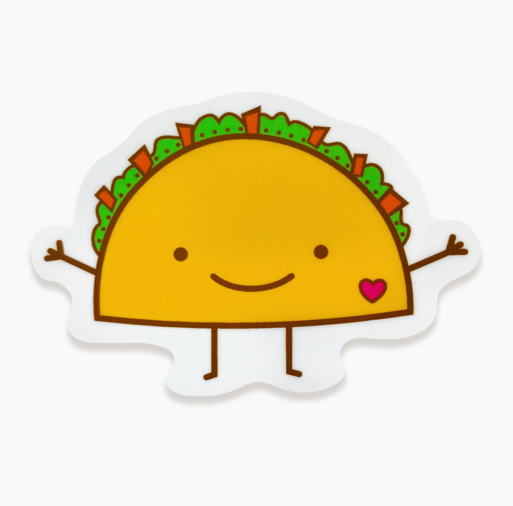
            
                Load image into Gallery viewer, Taco Vinyl Sticker
            
        