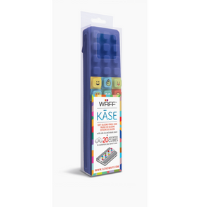 Waff Pencil Case With Cubes - Aqua Blue