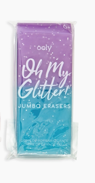 Oh My Glitter! Jumbo Erasers
