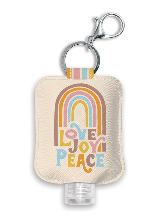 Love Joy Peace Hand Sanitizer Holder