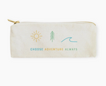 Choose Adventure Always Pencil Case and Travel Pouch