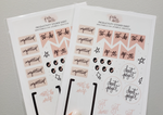 Productivity Planner Sticker Sheets