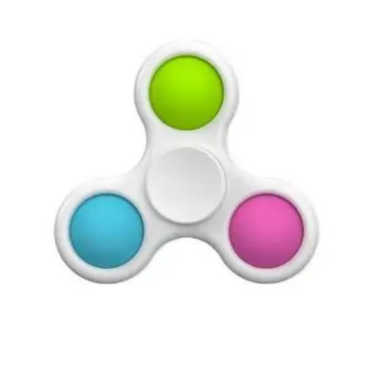Load image into Gallery viewer, 2-1 Simple Dimple Sensory Fidget Spinner Toy
