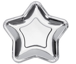7 inch Silver Star Plate
