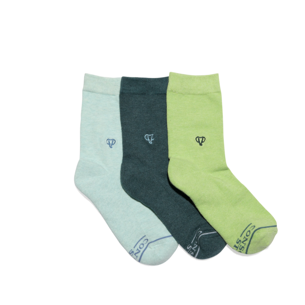 Kids socks that protect elephants