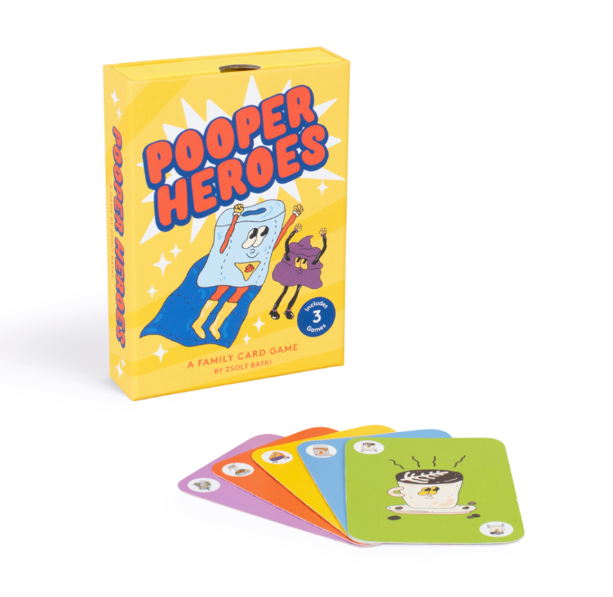 
            
                Load image into Gallery viewer, Pooper Heroes - A Family Card Game
            
        