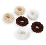 Organic Cotton Fluffy Ponies 6pc - Neutral