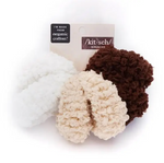 Organic Cotton Fluffy Ponies 6pc - Neutral