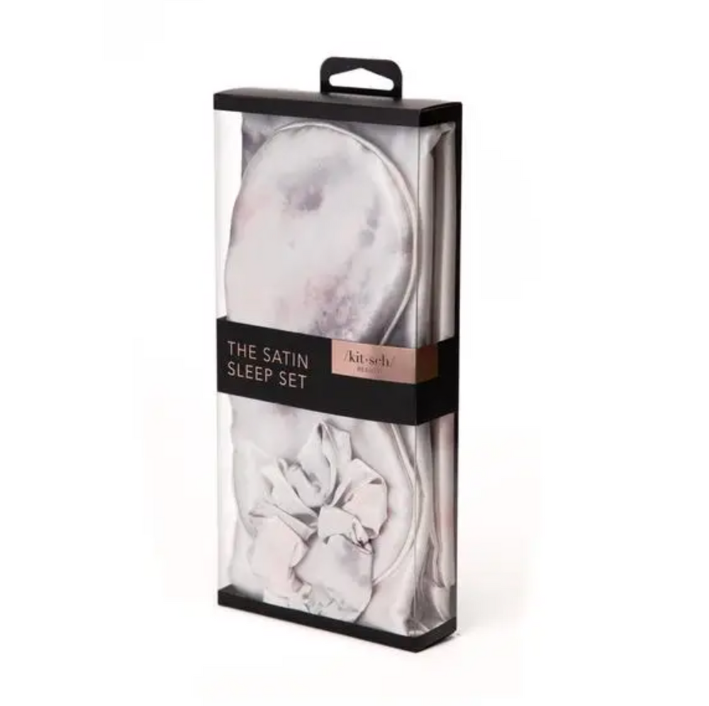 Satin Sleep Set - Soft Marble