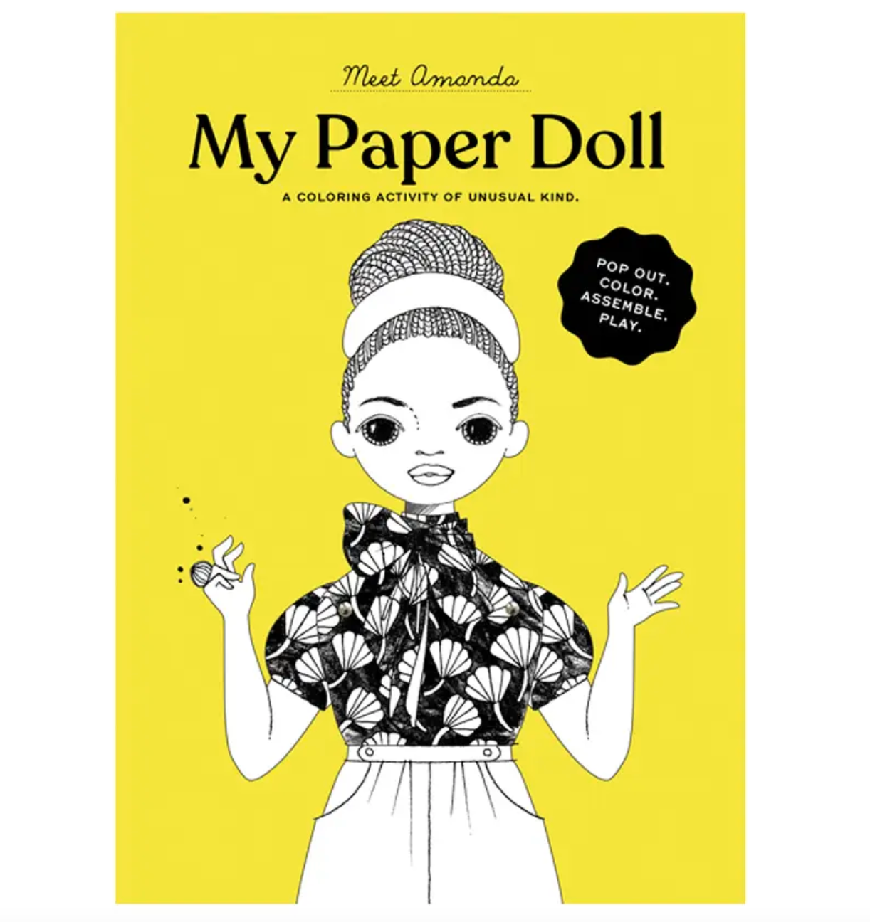 Clementine Paper Doll Coloring Sheet