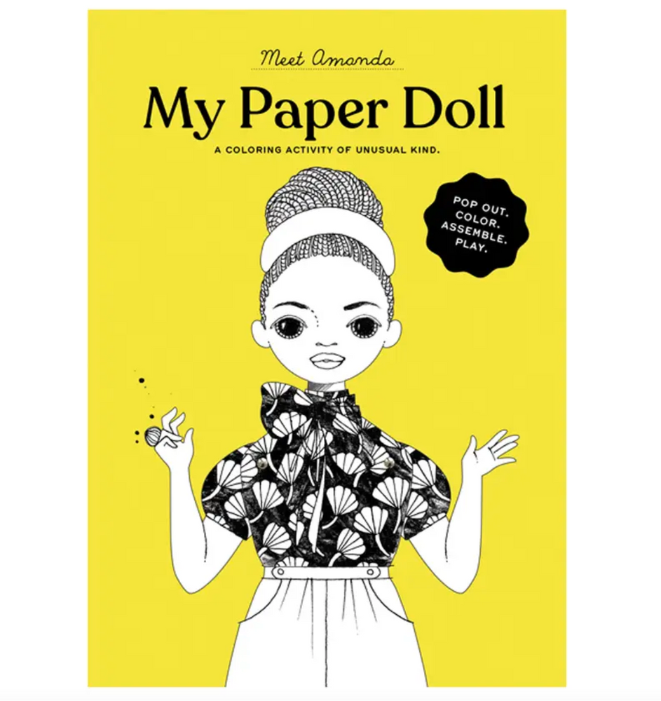 Amanda Coloring Paper Doll Kit