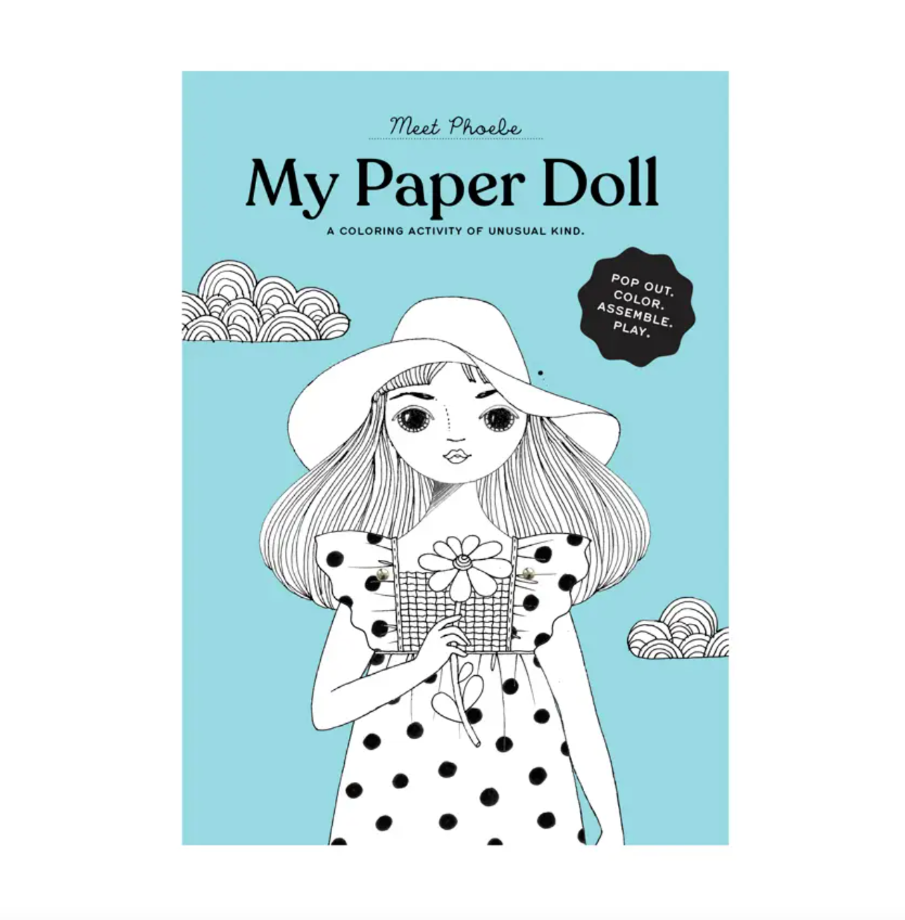 Wednesday Paper Doll Coloring Sheet