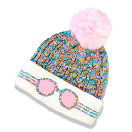 Rainbow Trail Winter Knit Hat