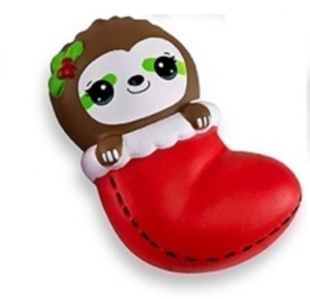 Slow rise jumbo squishes Christmas stickers