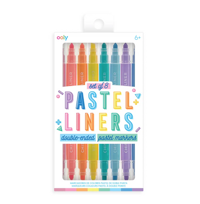 Pastel Liner Double Ended Markers
