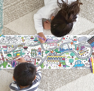Picturesque Panorama Coloring Book - USA Road Trippin'