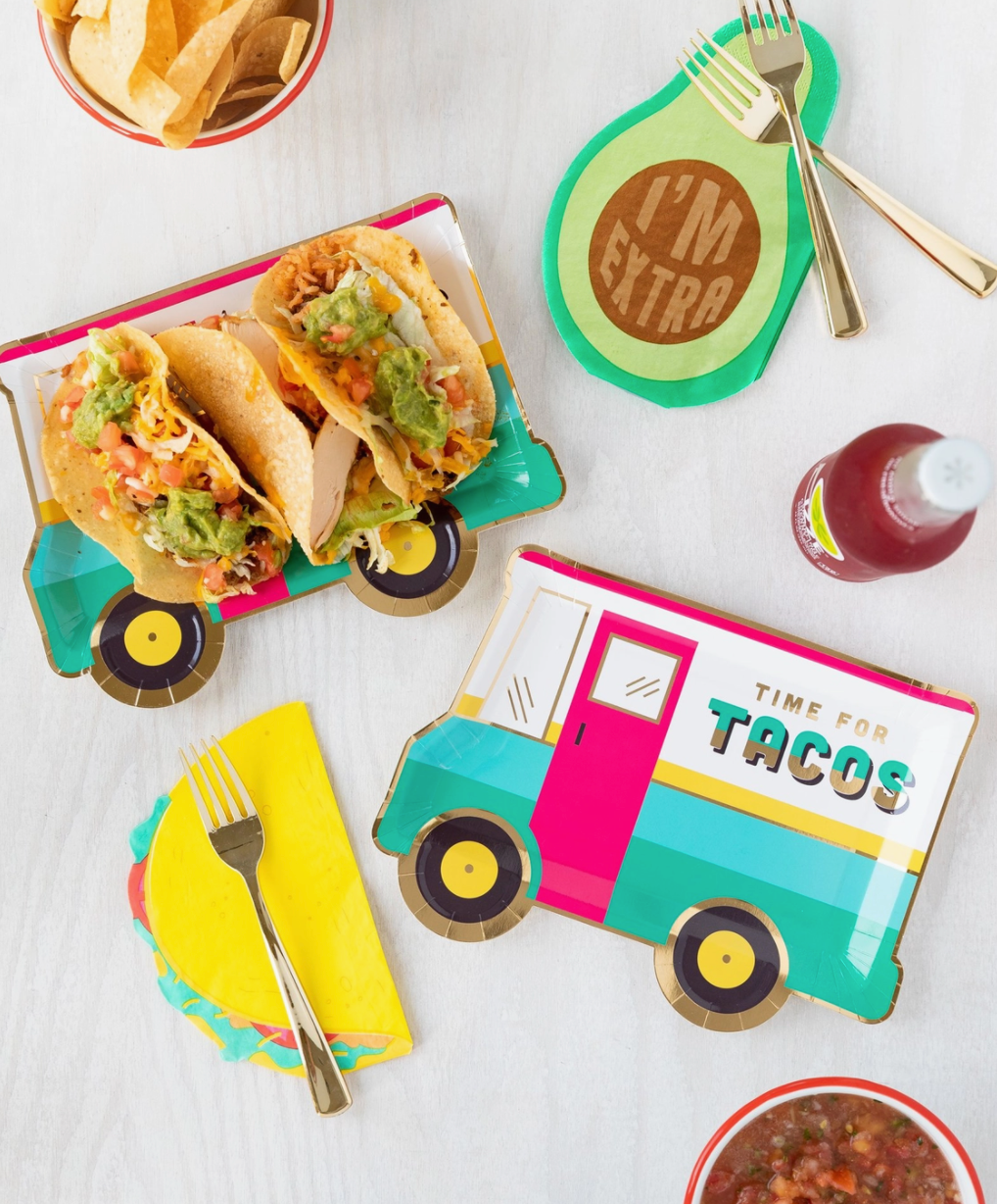 Load image into Gallery viewer, 9&amp;quot; Taco Truck Shaped Plate
