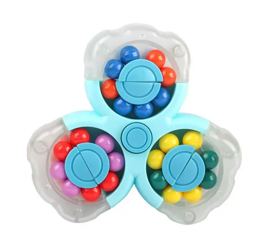 
            
                Load image into Gallery viewer, Magic Bean Triple Rotating Sensory Fidget Spinner Toy
            
        