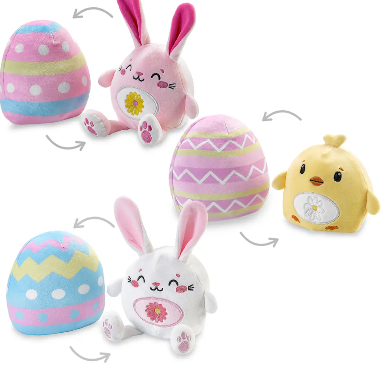 Easter Inside Outsies Reversible Plush