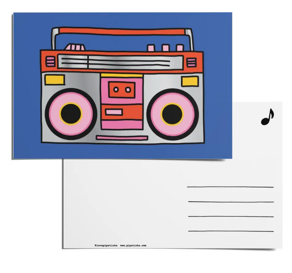 
            
                Load image into Gallery viewer, Retro Boombox Postcard Pack
            
        
