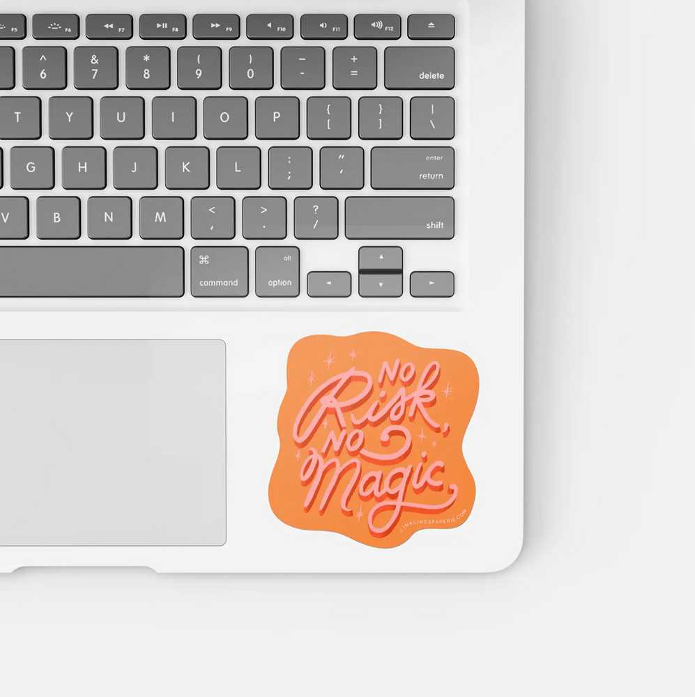 No Risk No Magic - Vinyl Sticker