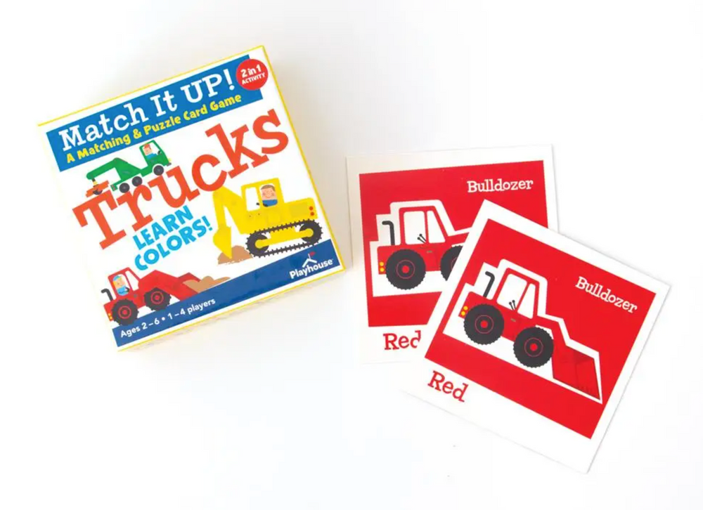 Trucks-Learn Colors Match Up Game