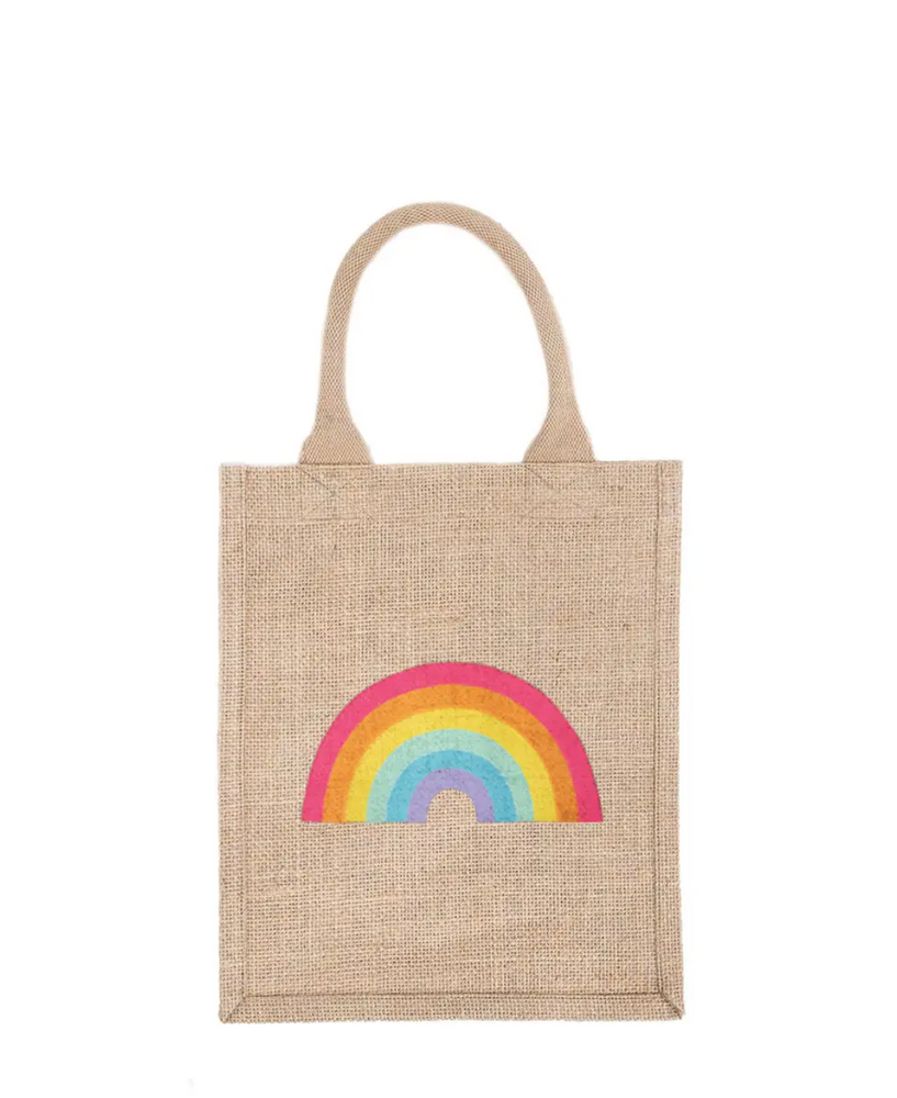 Reusable Gift Bag Tote - Rainbow