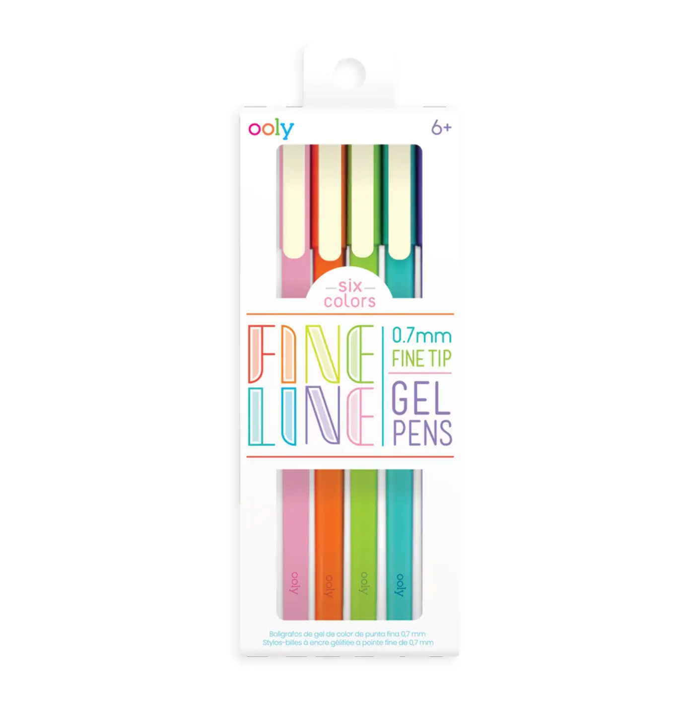 Fine Lines Gel pens set of 6
