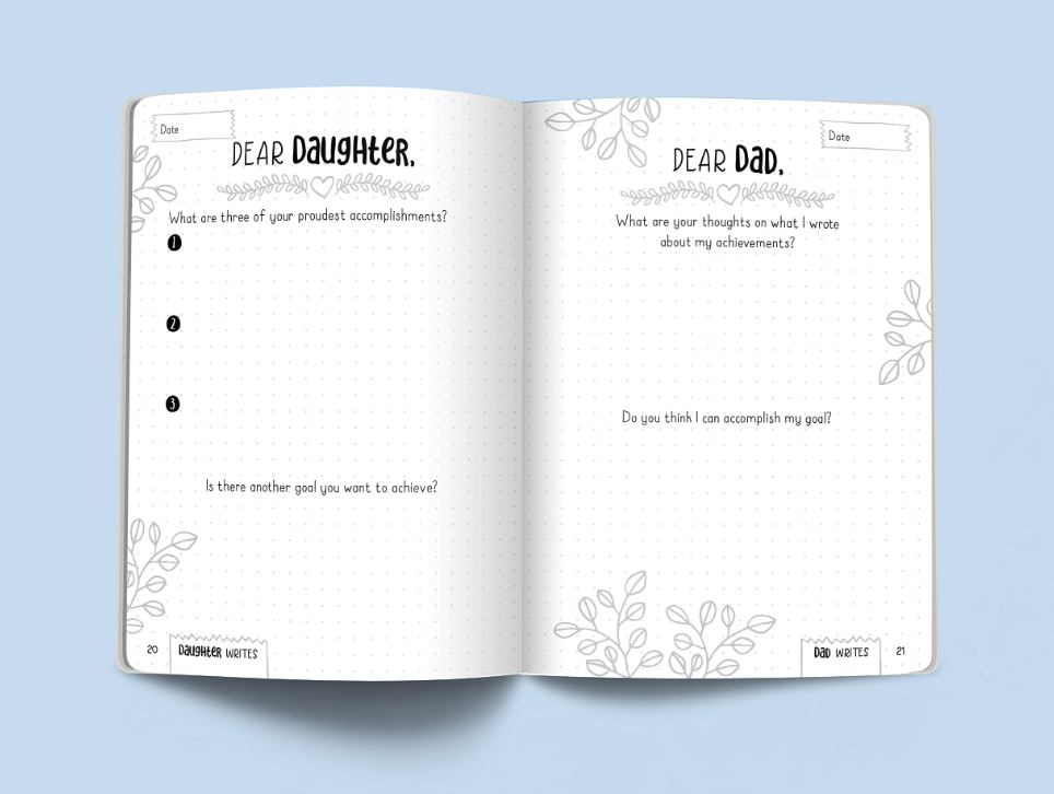 Love, Dad and Me: A Father & Daughter Keepsake Journal