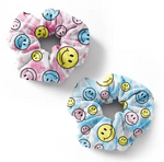 Tie-Dye Smiley Scrunchies