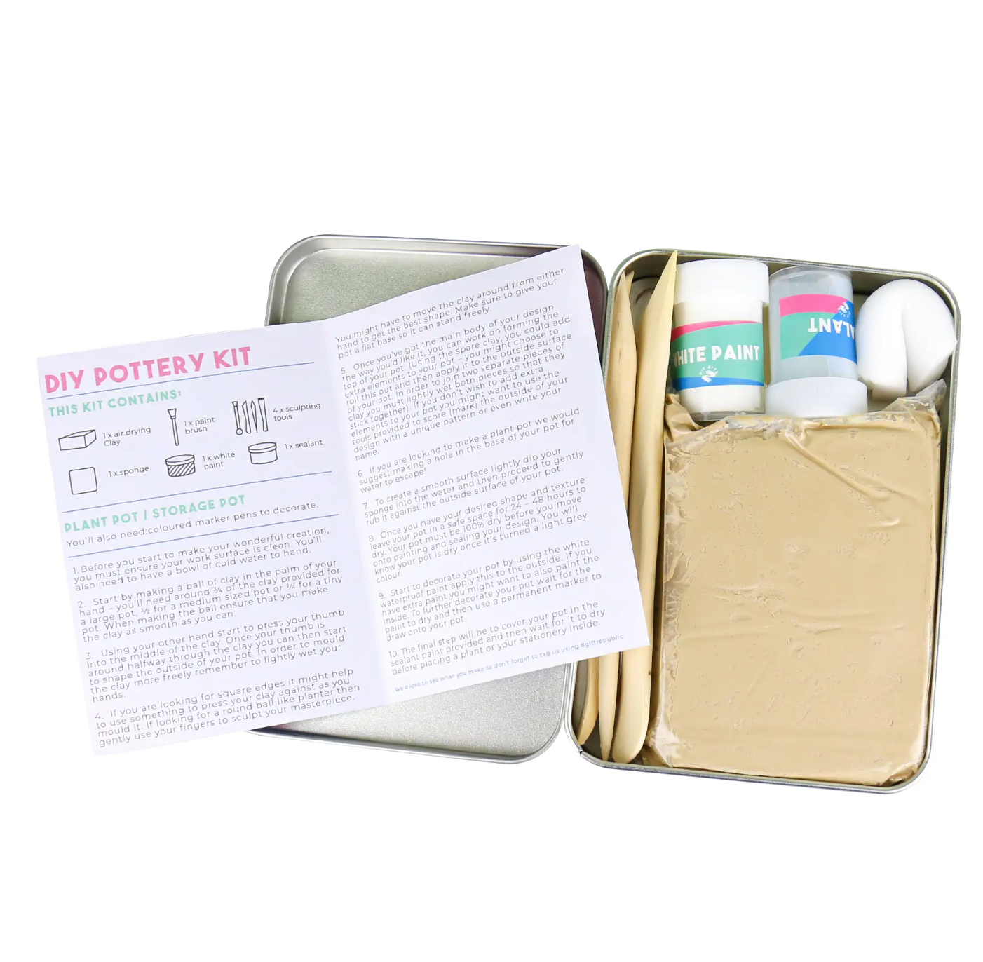 plant pot making kit Pottery Kit – Ivy & Bugz