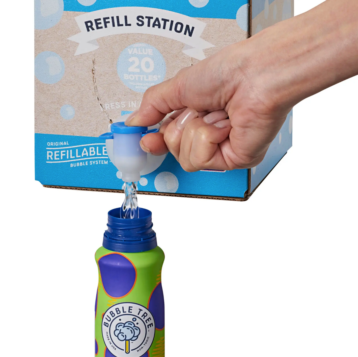 Load image into Gallery viewer, 2 Liter 3 Bottle Refillable Bubble System
