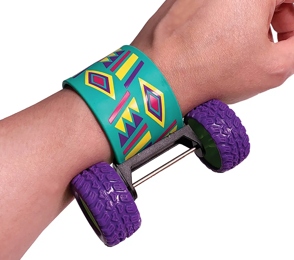 Skateboard Pull Back Slap Bracelet