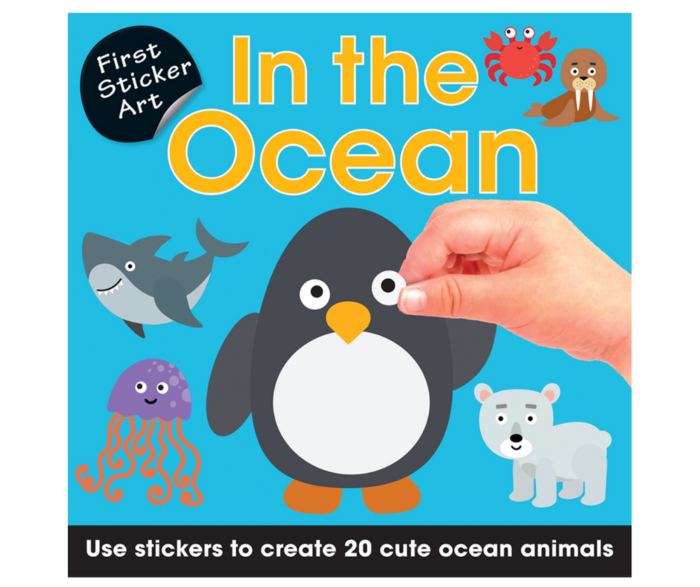 First Sticker Art: In The Ocean (190 reusable stickers!)