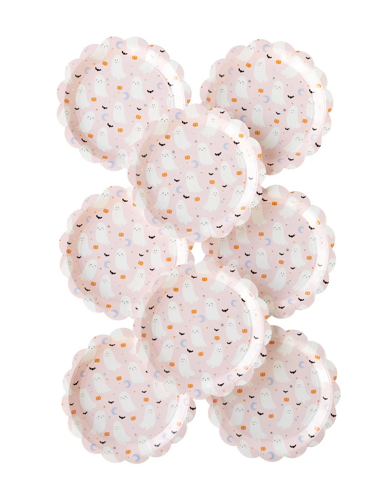 Trick or Treat Scalloped Plate
