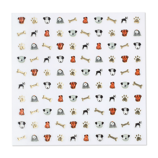 Load image into Gallery viewer, Bow Wow Nail Stickers - 1 Pk
