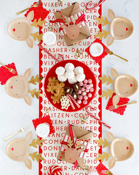 Dear Rudolph Reindeer Plate