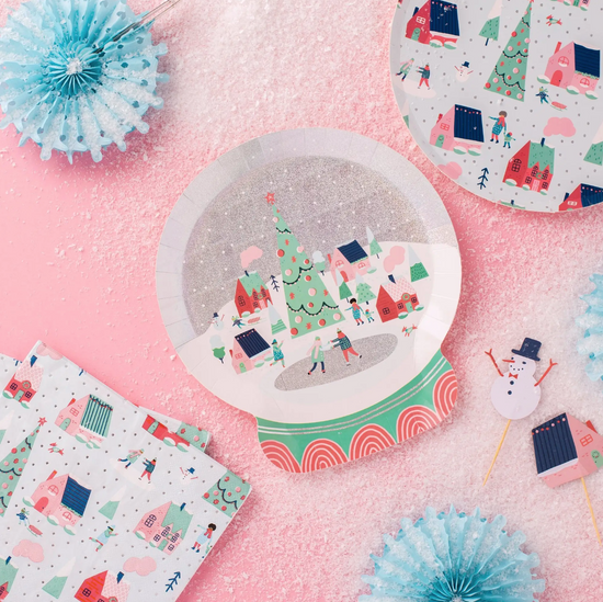 Snow Day Build Your Own Snow Globe Sticker Set - 4 Pk