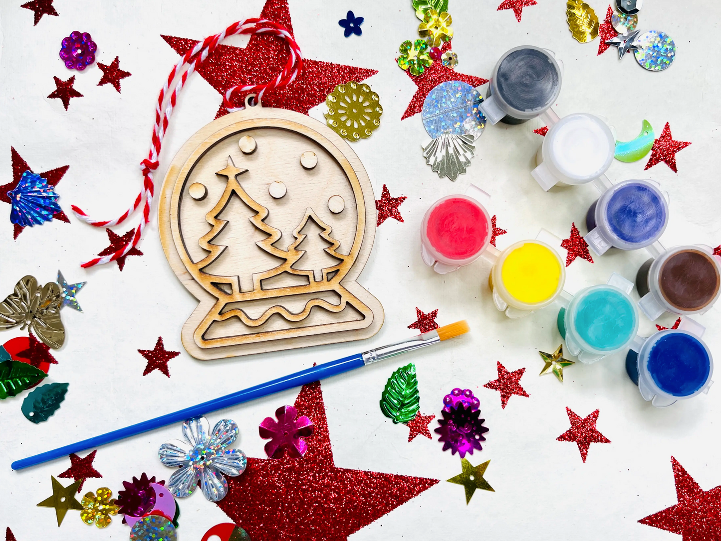 DIY Ornament Kit Snow Globe