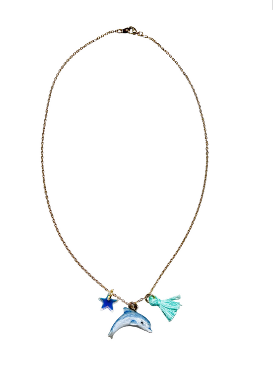 Darla  Dolphin Critters Necklace