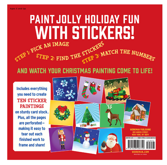 Paint by Sticker Kids: Holly Jolly Christmas