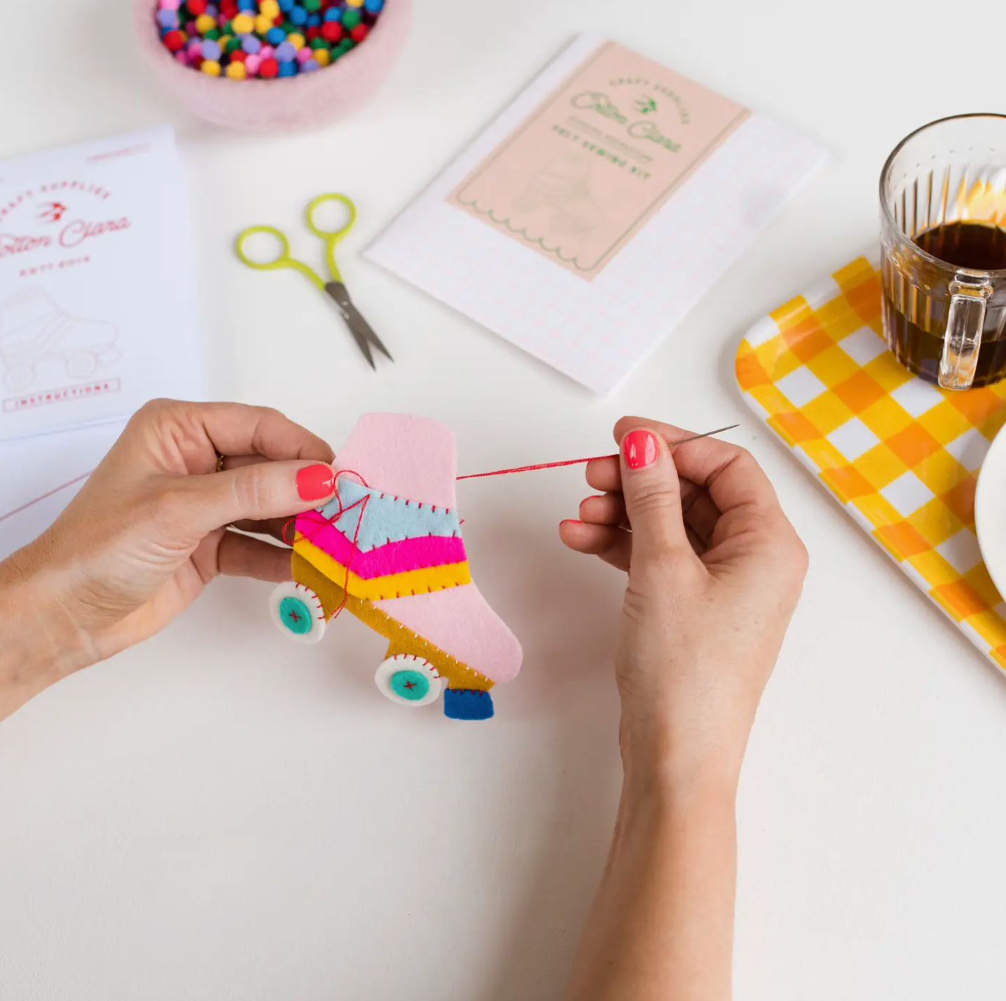 Felt Sewing Kit - Roller Skate