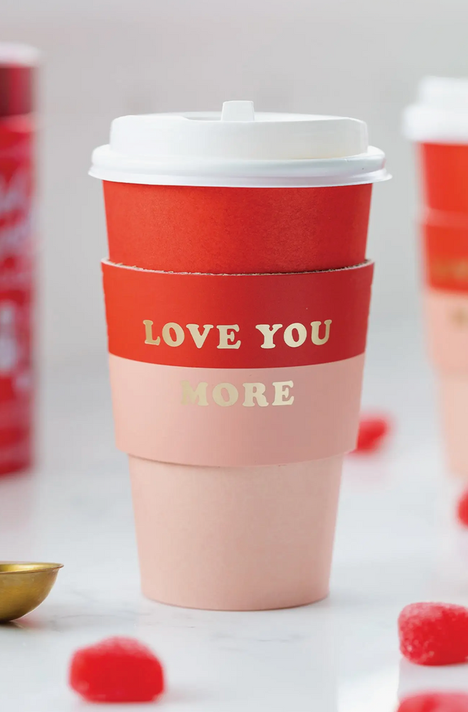 
            
                Load image into Gallery viewer, Love You More Block To-Go Cups
            
        